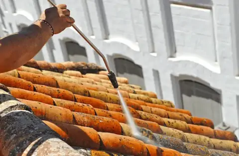 Nettoyage de toitures - Saint-Vincent-de-Boisset